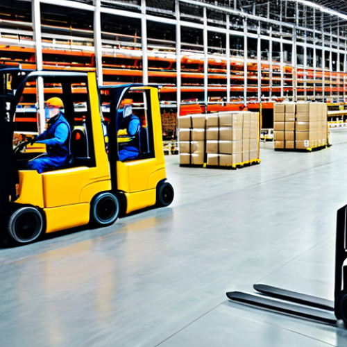 Home 24 **
"A busy Moscow distribution center at sunset, featuring modern robotic forklifts moving packages, fully clothed workers in safety vests overseeing the operation, appropriate attire, safe for work, perfect anatomy, natural proportions, professional photography, high quality. In the background, a fleet of GAZelle vans ready for delivery. Emphasize efficiency and technological advancement. Focus on logistics and safety regulations, appropriate content, professional."
**