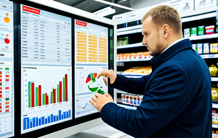 Strategic Inventory Planning in Action**

"A bright and modern warehouse scene, professional setting. A logistics manager, fully clothed in business casual attire, is analyzing inventory data on a large screen displaying charts and graphs in Russian. Shelves are neatly organized with various consumer goods typical for a Russian supermarket (e.g., pelmeni, buckwheat, kvass). The atmosphere is efficient and focused. safe for work, appropriate content, fully clothed, professional, perfect anatomy, correct proportions, natural pose, well-formed hands, proper finger count, natural body proportions, high quality."

**