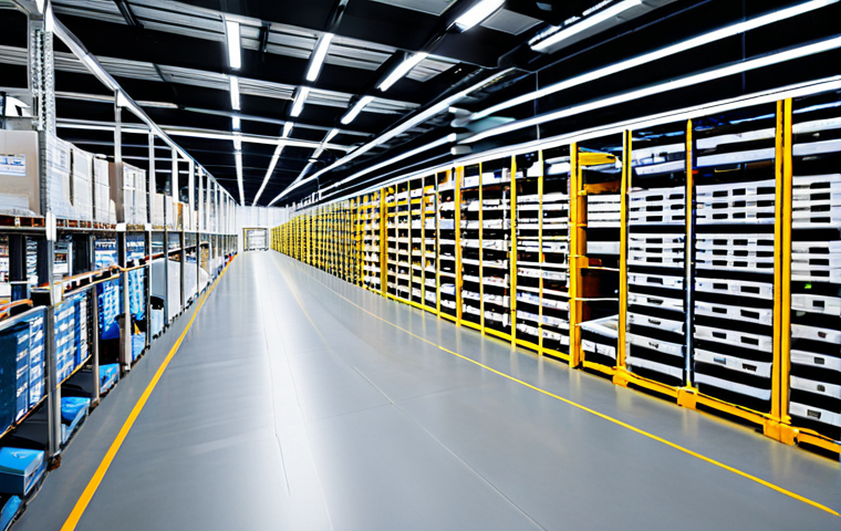 **

"A modern logistics warehouse interior, showcasing automated sorting systems and workers in professional attire overseeing operations. The scene emphasizes efficiency and organization, with visible ISO 9001 certification signs. Focus on clean, bright lighting and a sense of technological advancement. Safe for work, appropriate content, fully clothed, professional, family-friendly, perfect anatomy, correct proportions, natural pose."

**