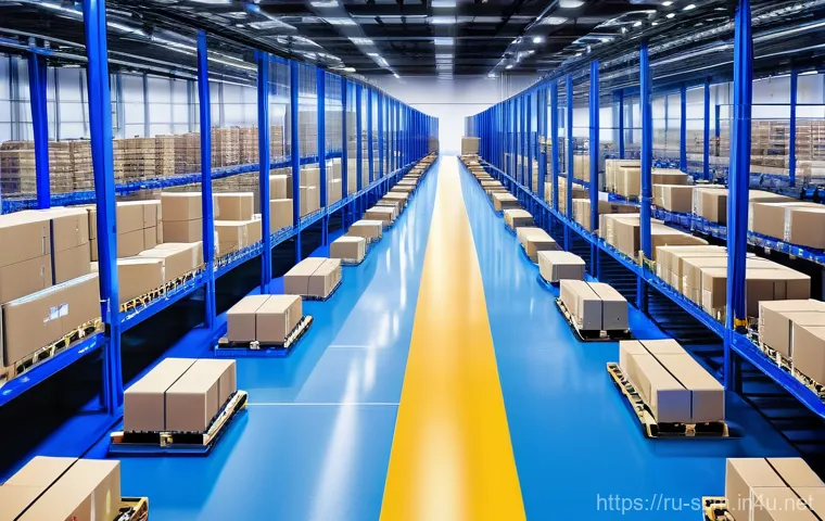 SCM 전문가 인터뷰 시리즈 - **Prompt for an image depicting Digital Transformation in SCM:**
"A highly advanced, sprawling l...