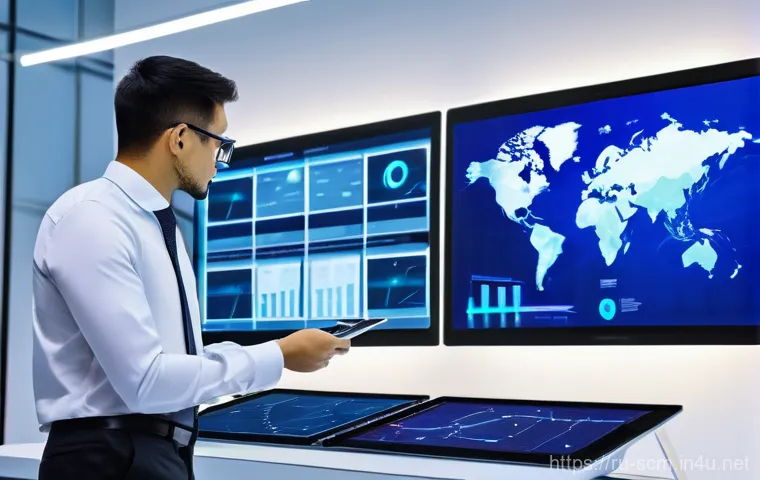 공급망관리 인턴 경험 공유 - **Modern SCM Hub - Digital Symphony**
    A futuristic and clean control center showcasing advanced ...