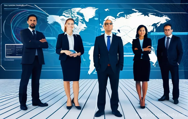 공급망관리 인턴 경험 공유 - **Collaborative SCM - The Human Touch**
    A dynamic image that captures a diverse team of SCM prof...