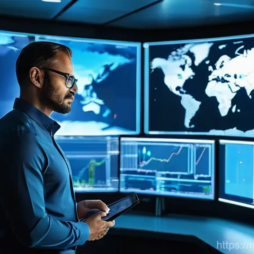 SCM 전문가로서의 필수 기술 - **Prompt: Digital Transformation Navigator**
    A confident, diverse male SCM specialist in his lat...