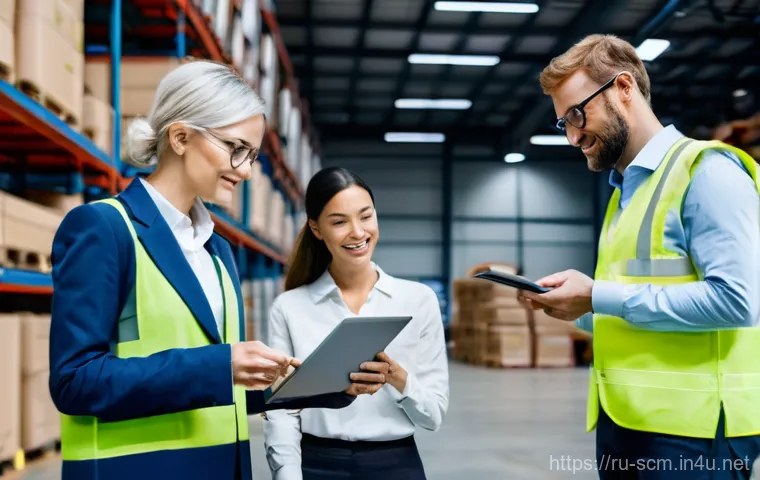 SCM 전문가로서의 필수 기술 - **Prompt: Resilient Logistics Strategists**
    A dynamic, collaborative scene depicting a diverse t...