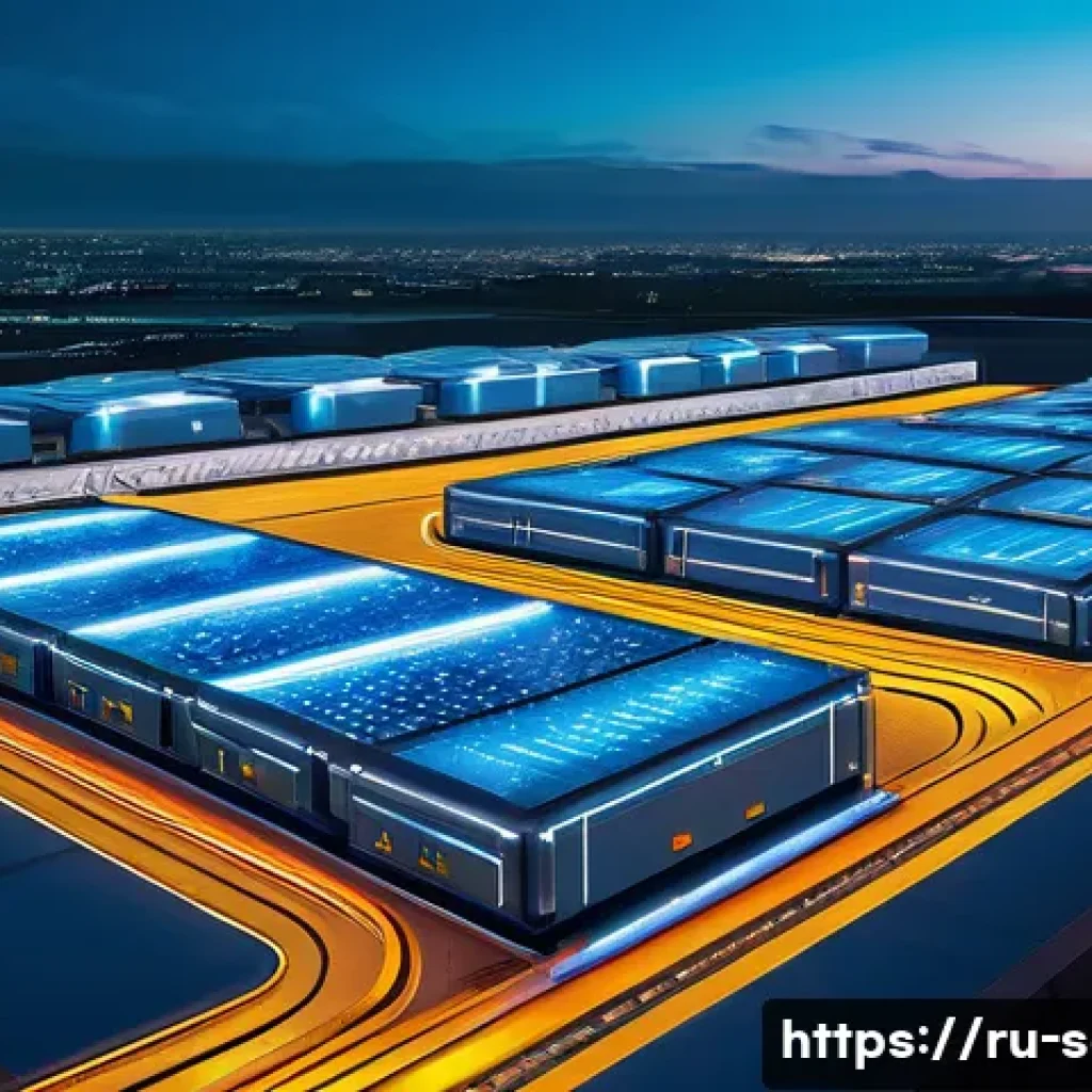 공급망관리에서의 민첩성 전략 - **Prompt:** A panoramic, ultra-realistic, cinematic shot of a futuristic, highly automated logistics...