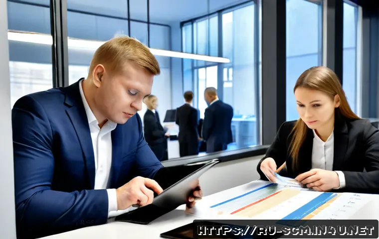 공급망관리와 공급업체 평가 사례 - Photorealistic supply chain management meeting in a modern Moscow logistics office, Russian procurem...